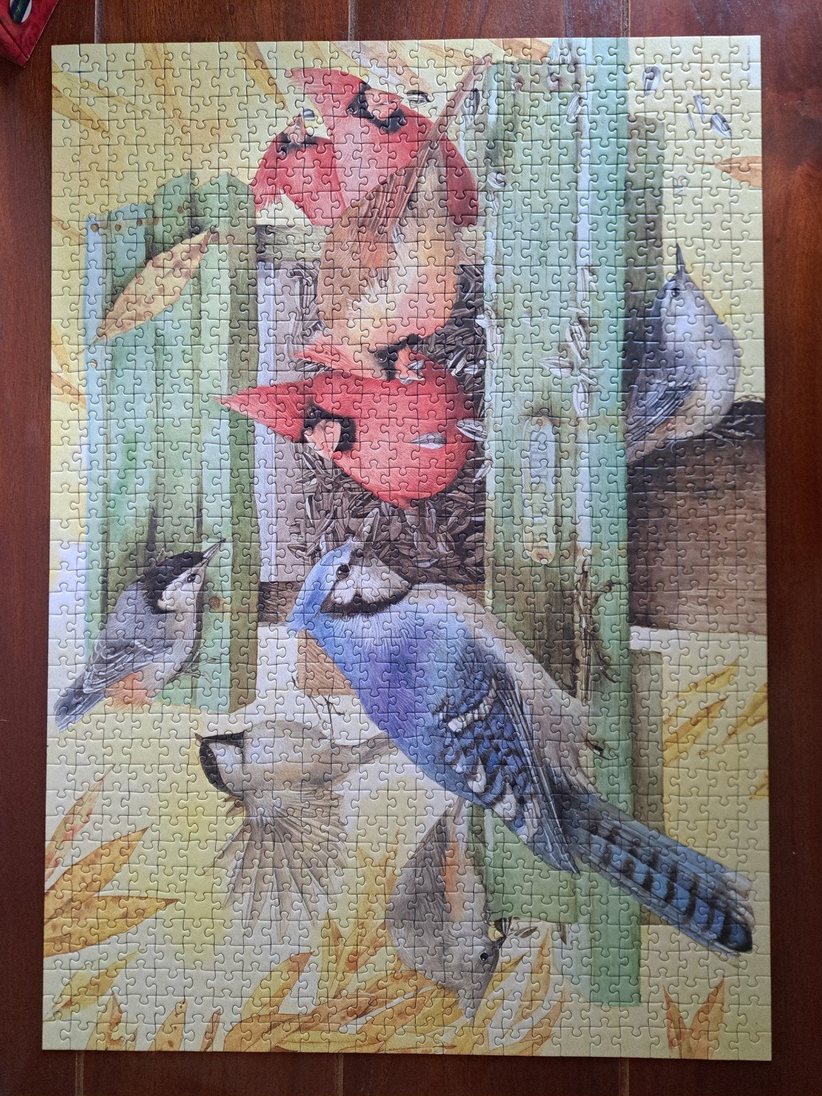 Puzzel 1000 stukjes, Hobby en Vrije tijd, Ophalen, Zo goed als nieuw, Patroon