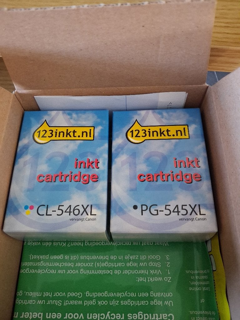 inkt cartridge s voor een canon pixma ts 3451printer, Ophalen, Nieuw, Cartridge, 123inkt