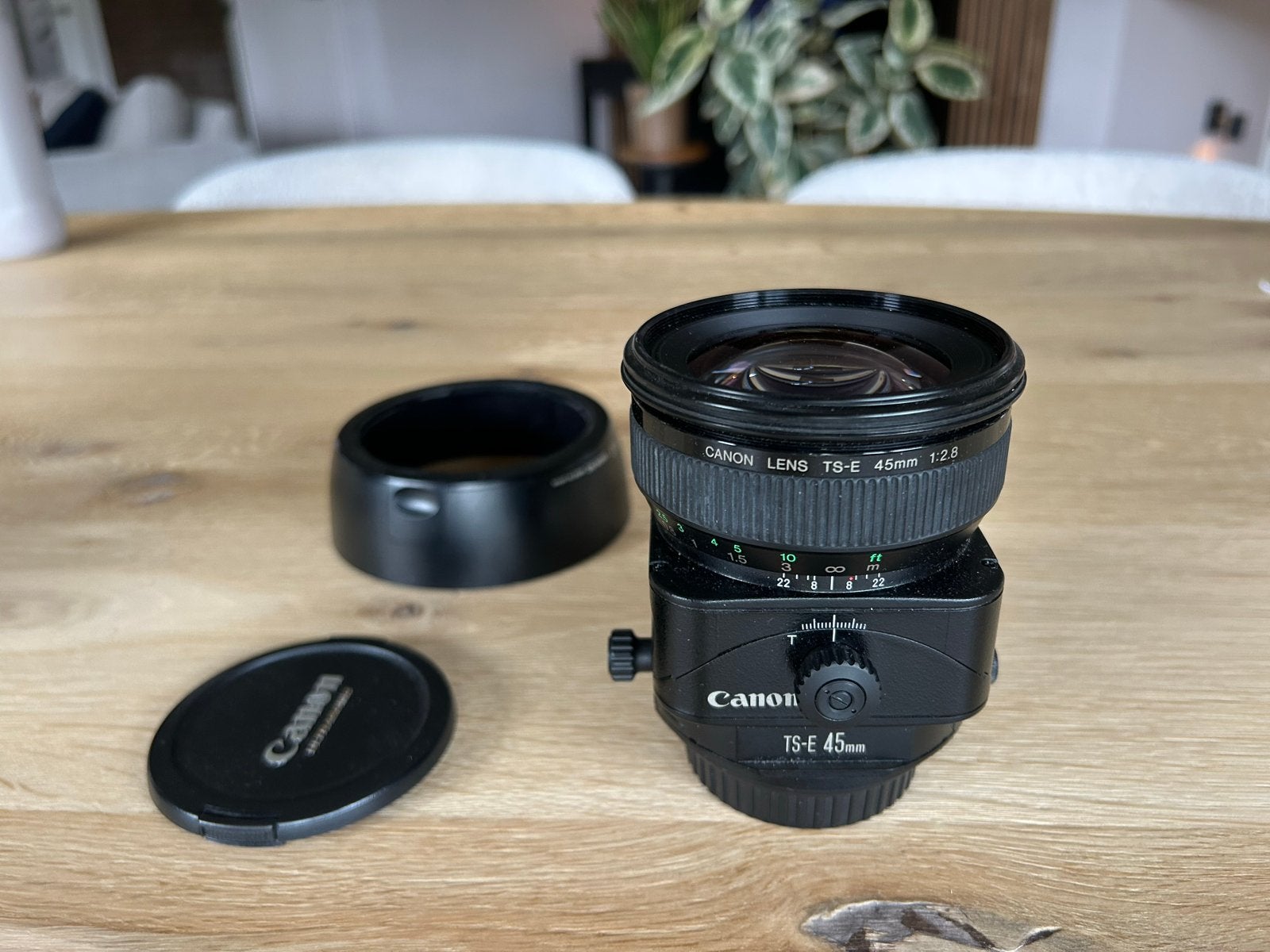 Canon TS-E 45mm f/2.8 Tilt-Shift Lens, Audio, Tv en Foto, Fotografie | Lenzen en Objectieven, Ophalen of Verzenden, Zo goed als nieuw