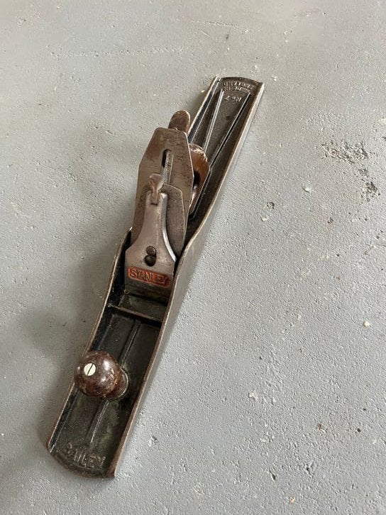 Stanley hout rij schaaf 7c oud gereedschap houtbewerking, Ophalen