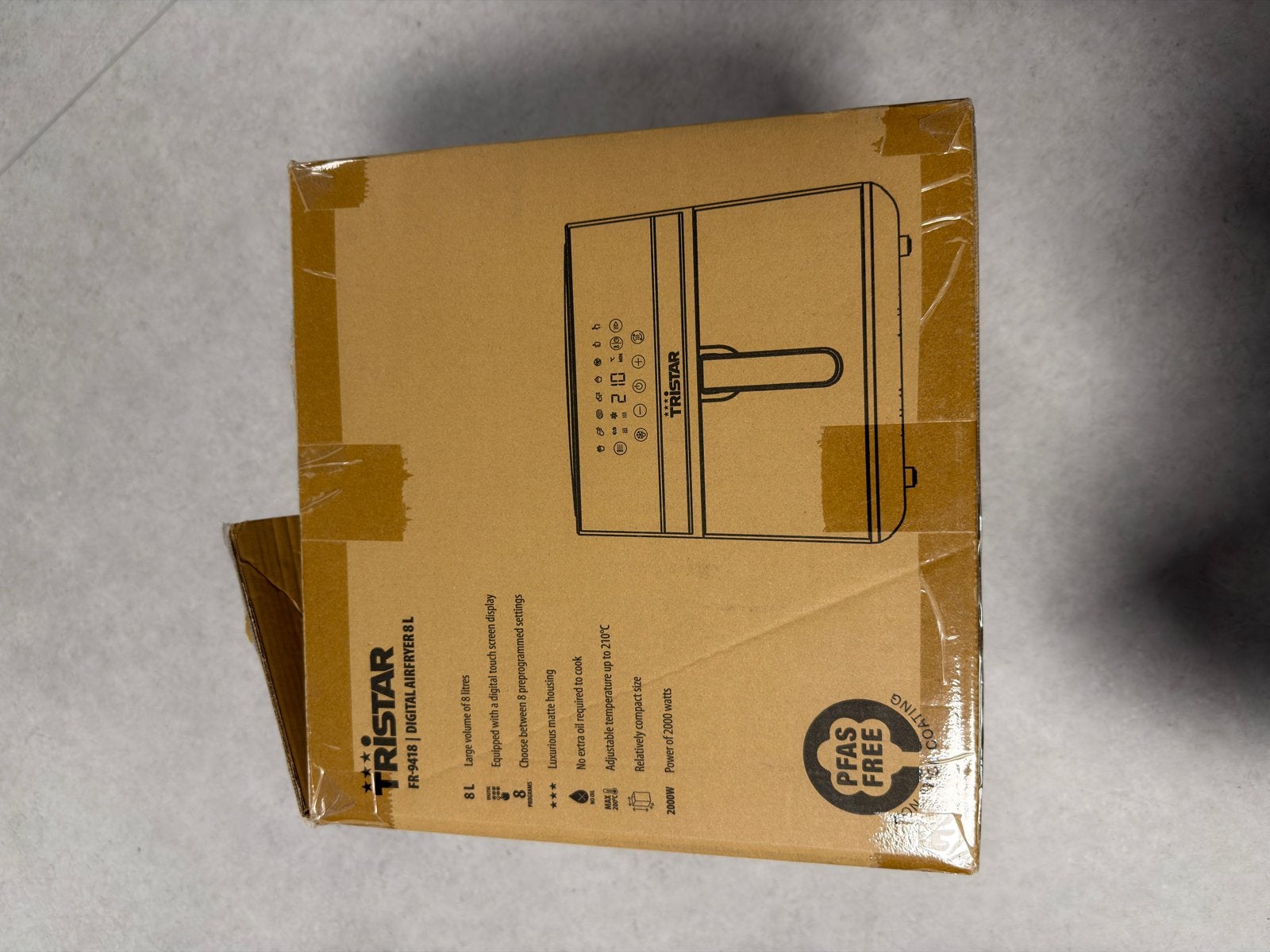Tristar FR-9418 Digitale Airfryer 8L - Nieuw in doos