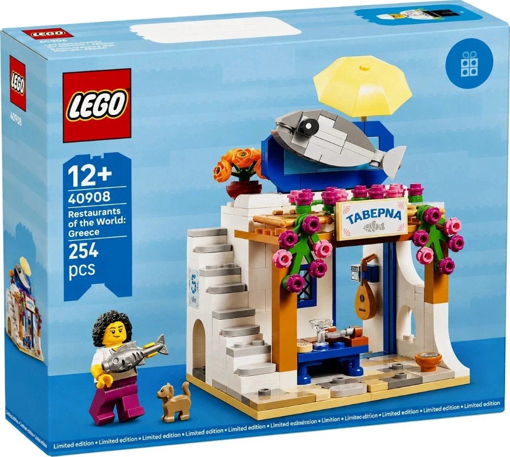 Lego 40908 Restaurants of the World: Greece Nieuw!, Overige thema's, Lego, Nieuw, Ophalen of Verzenden