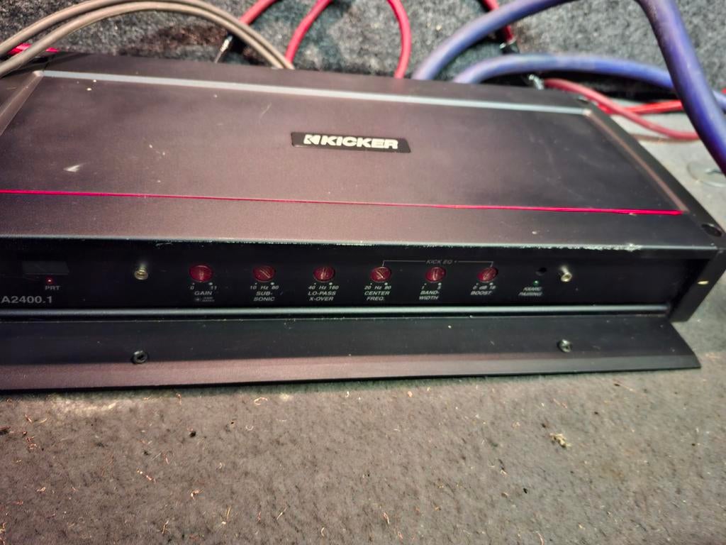 Kicker KXA2400.1 Versterker monoblock class D, Ophalen of Verzenden