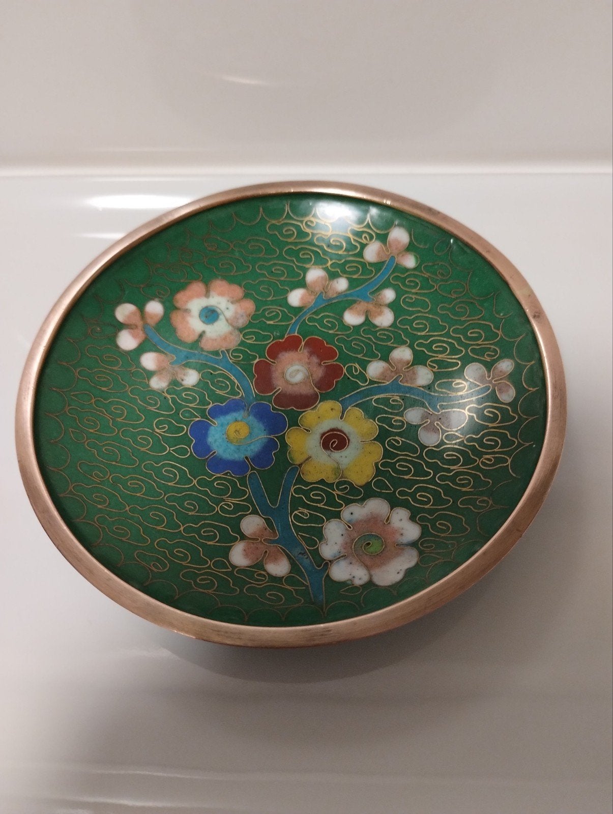 Oud chinees cloisonne schaaltje, Antiek en Kunst, Ophalen of Verzenden