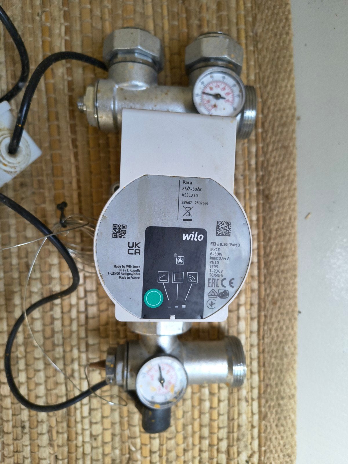 Wilo Para 25/7-50/5C circulatiepomp, Ophalen of Verzenden, Gebruikt, Minder dan 200 watt, Overige typen