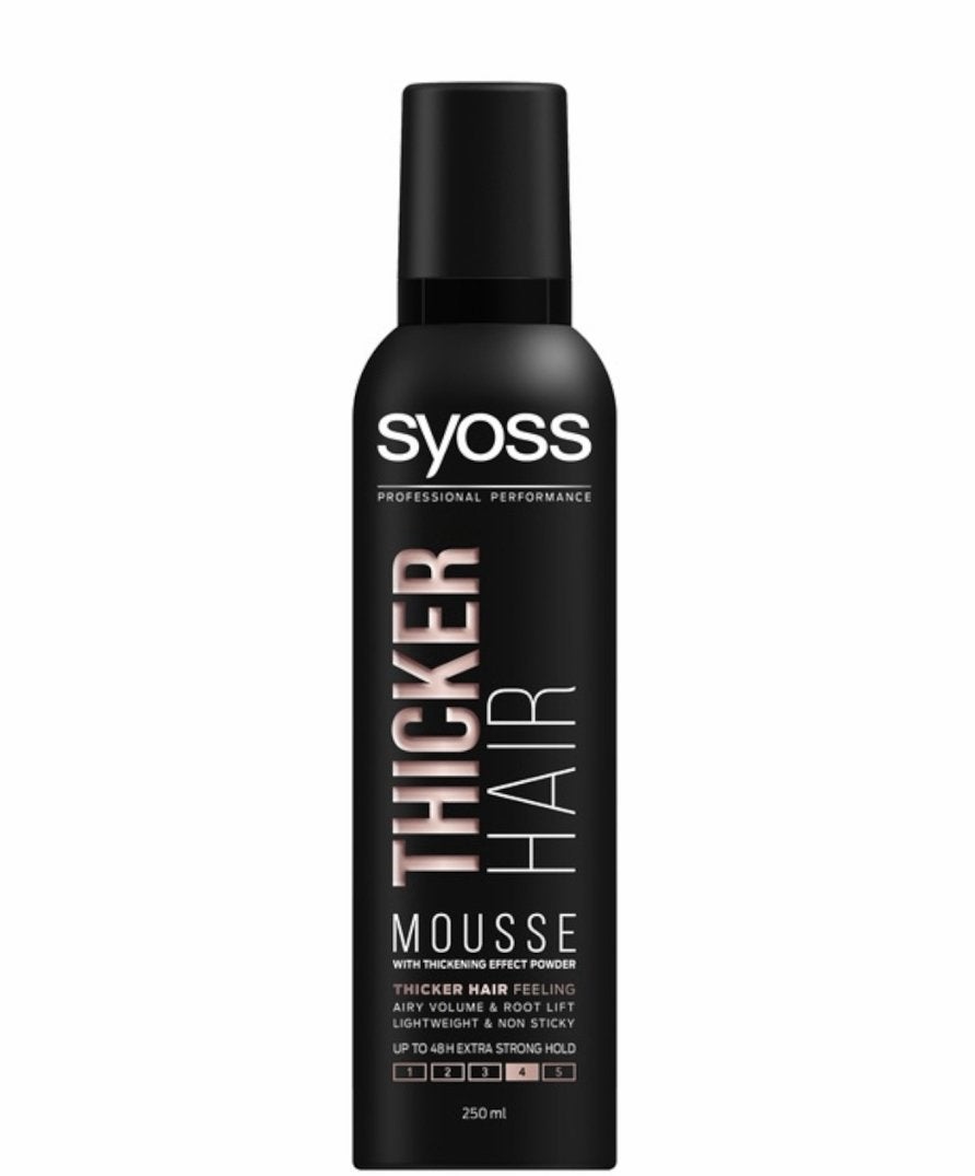 GEZOCHT; SYOSS thicker hair mouse, Sieraden, Tassen en Uiterlijk, Uiterlijk | Haarverzorging, Ophalen, Nieuw, Gel, Wax, Haarlak of Mousse