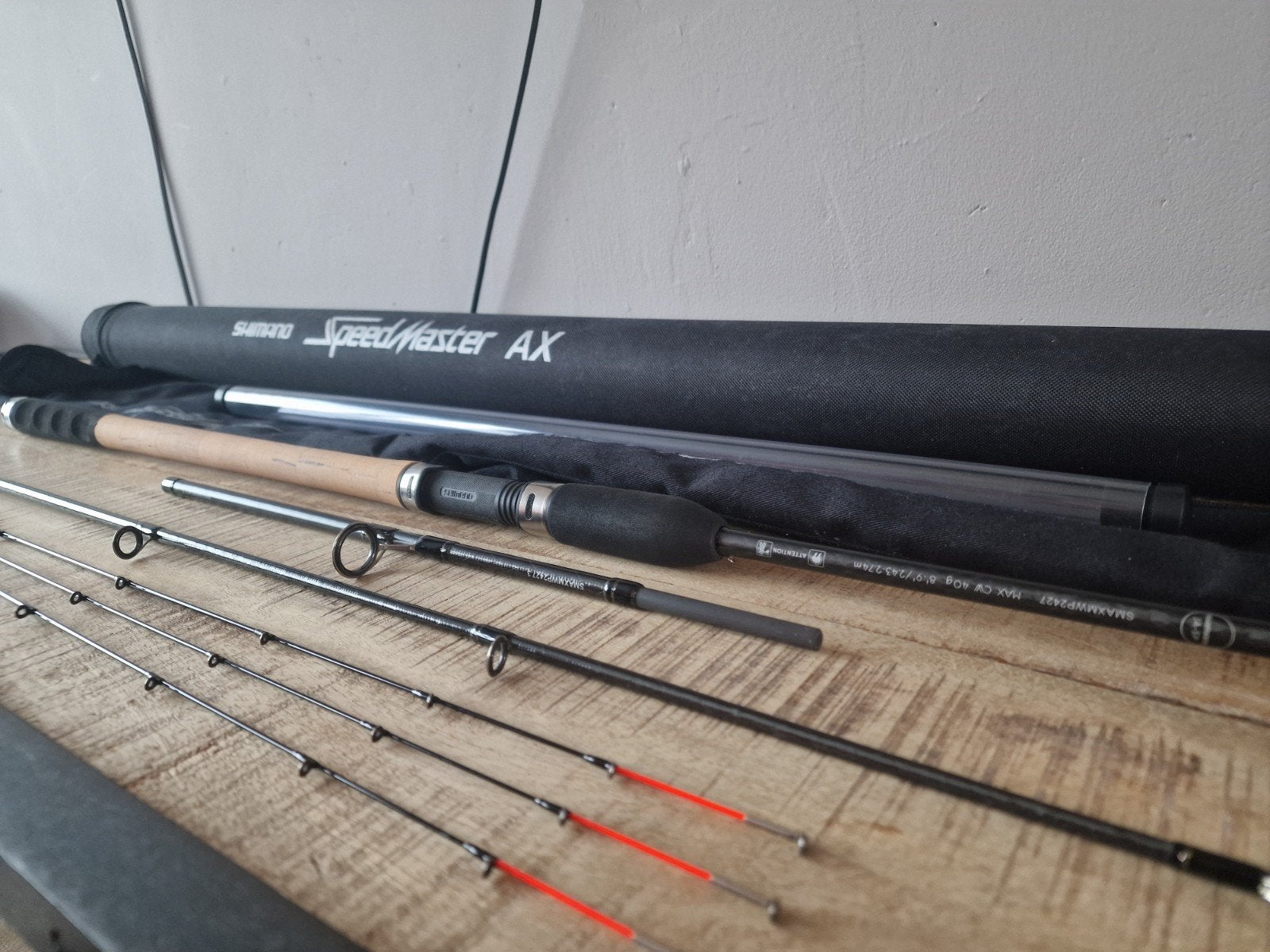 Shimano Speedmaster AX Multi Winkle Picker - (Nieuwstaat), Watersport en Boten, Hengelsport | Witvissen, Zo goed als nieuw, Werphengel