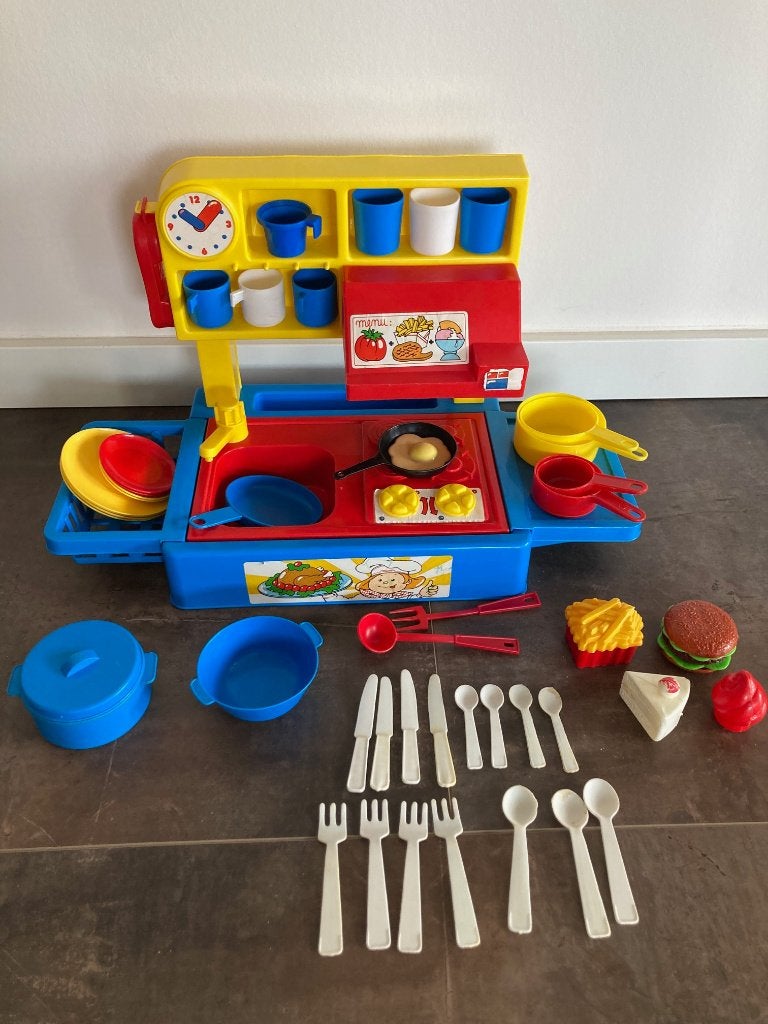 Keukentje voor op tafel, Kinderen en Baby's, Speelgoed | Houten speelgoed, Ophalen of Verzenden, Gebruikt, Meubelstuk of Keukentje