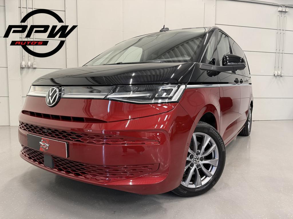 Volkswagen Multivan 1.4 eHybrid Energetic 7p. PANO/SOH 92%/H, Gebruikt, Zwart, Met garantie (alle), 7 stoelen
