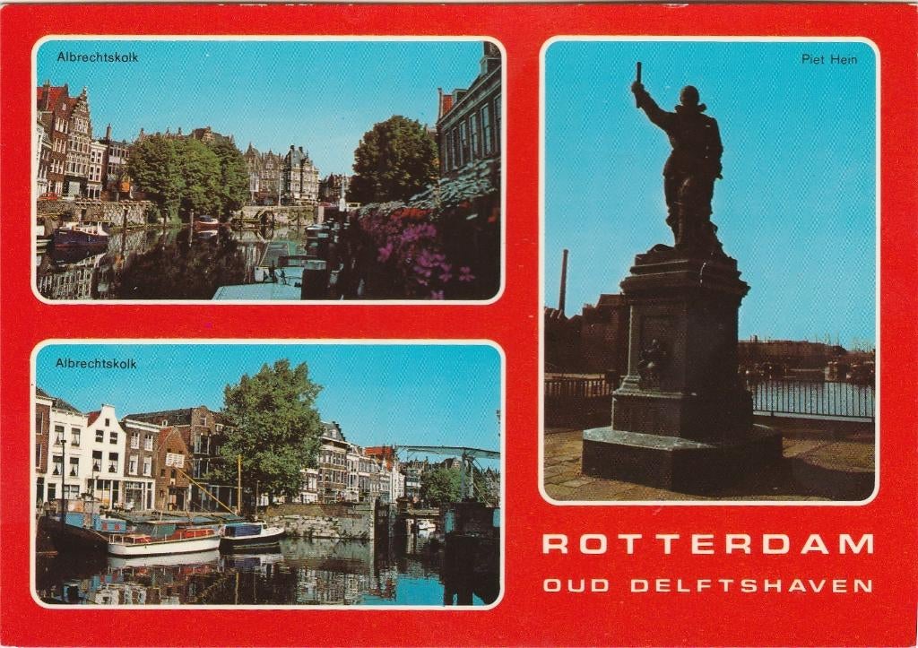ROTTERDAM Delfshaven Kolk en Piet Hein, Verzamelen, Verzenden, 1960 tot 1980, Ongelopen, Zuid-Holland