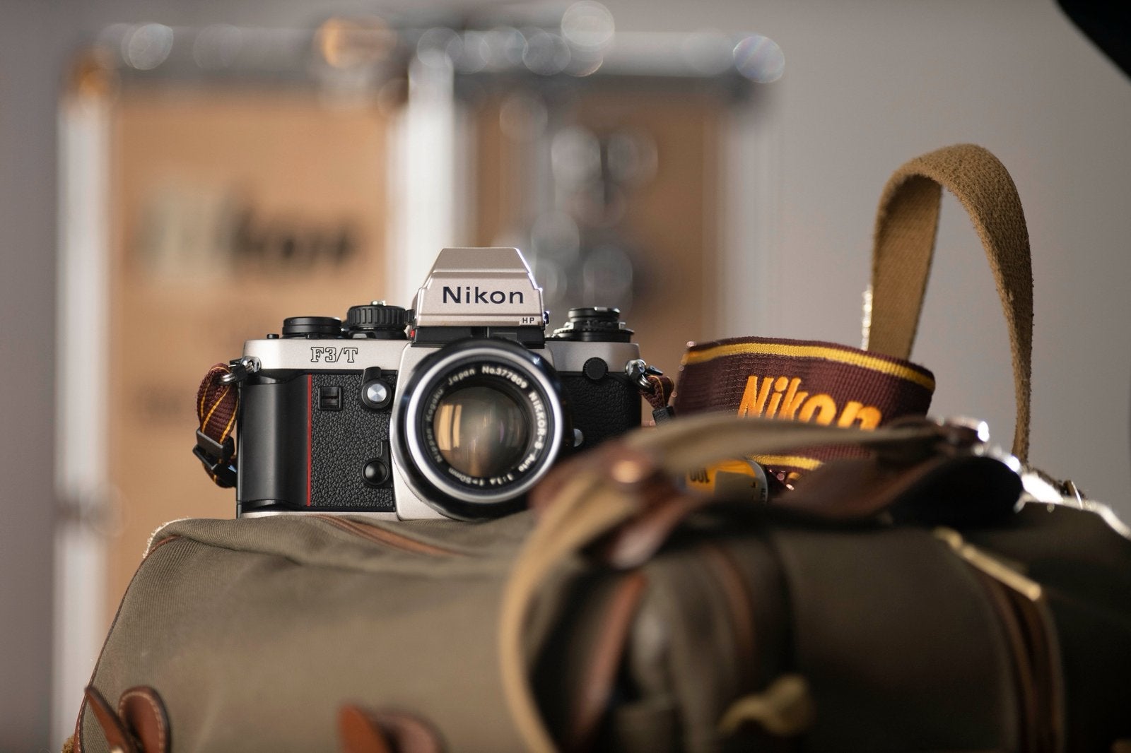 Nikon F3 T Titanium body F3/T, Audio, Tv en Foto, Fotocamera's Analoog, Ophalen, Zo goed als nieuw, Spiegelreflex, Nikon