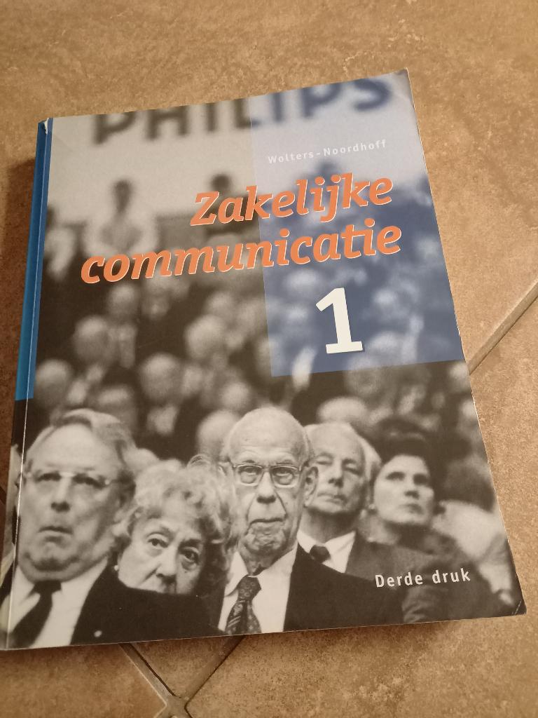 Studieboek Zakelijke Communicatie - zgan, Zo goed als nieuw, Wolters Kluwer, Beta, HBO