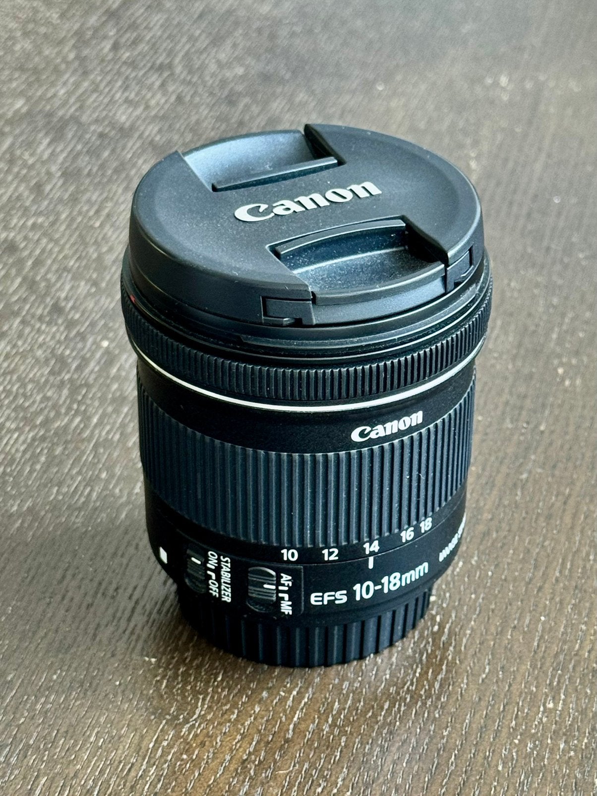 Canon EF-S 10-18mm f/4.5-5.6 IS STM groothoek zoom, Audio, Tv en Foto, Fotografie | Lenzen en Objectieven, Autofocus, Canon, Zo goed als nieuw