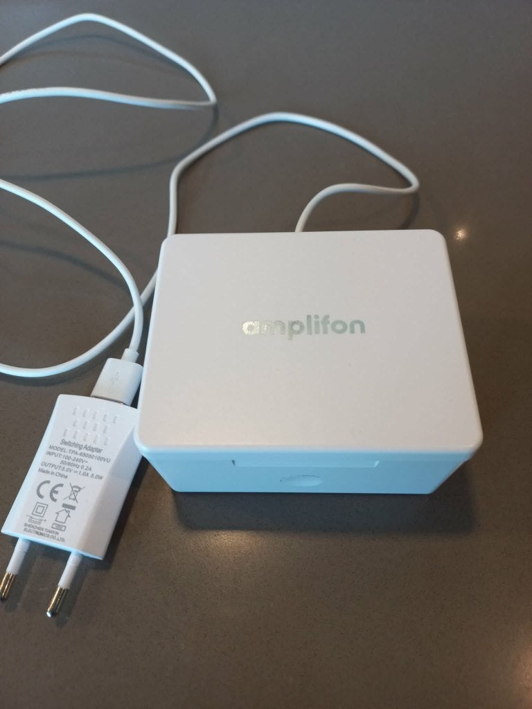 Amplifon droogkastje gehoorapparaat, Ophalen of Verzenden, Gebruikt