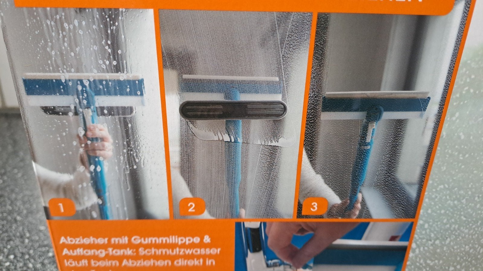 Livington Window Buddy 3-in-1 Raamreinigingssysteem, Onbekend, Livington, Ophalen of Verzenden, Raamwisser of Trekker
