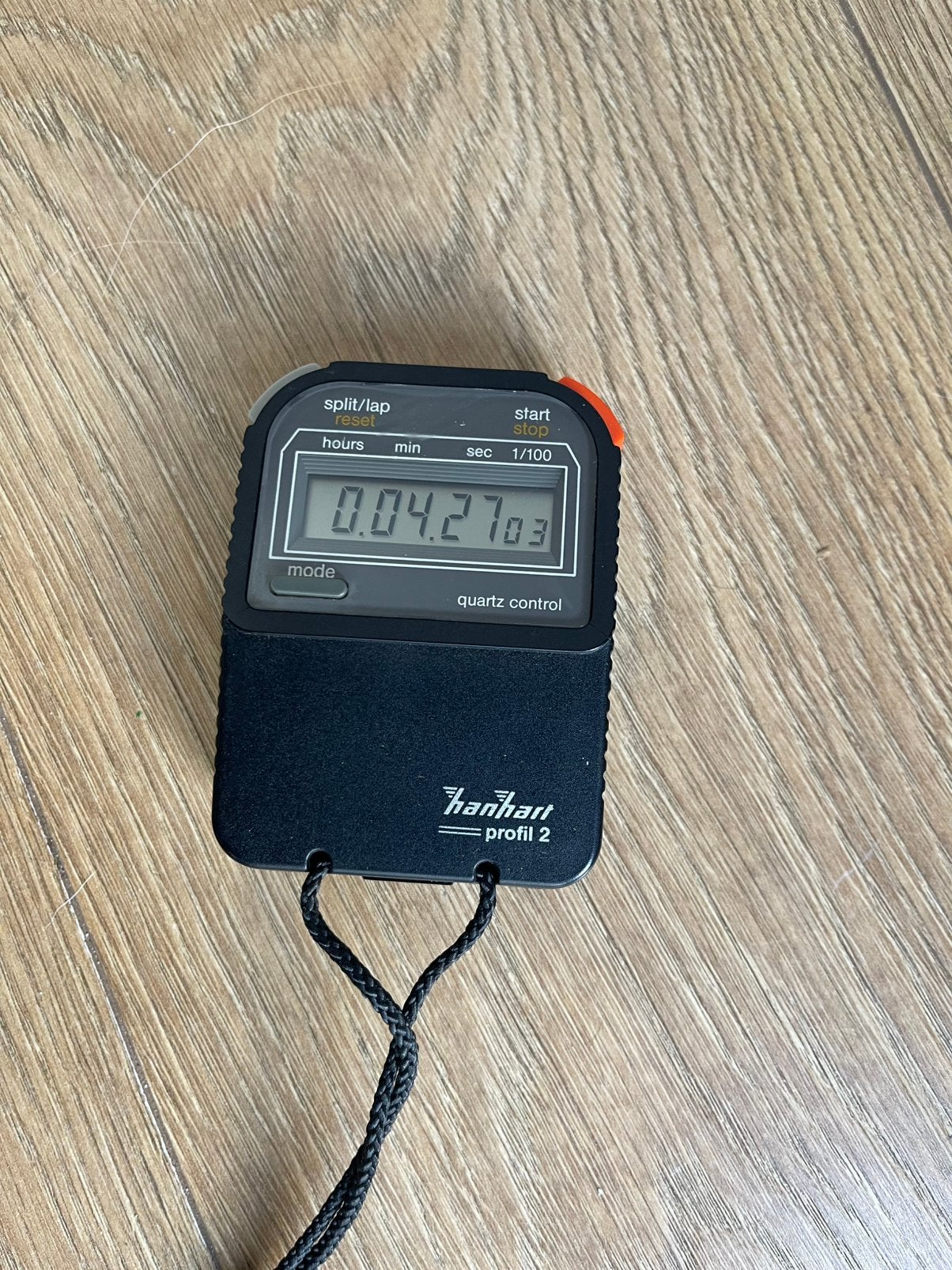 Hanhart Stopwatch Profil 2, Ophalen of Verzenden, Zo goed als nieuw, Zwart, Android