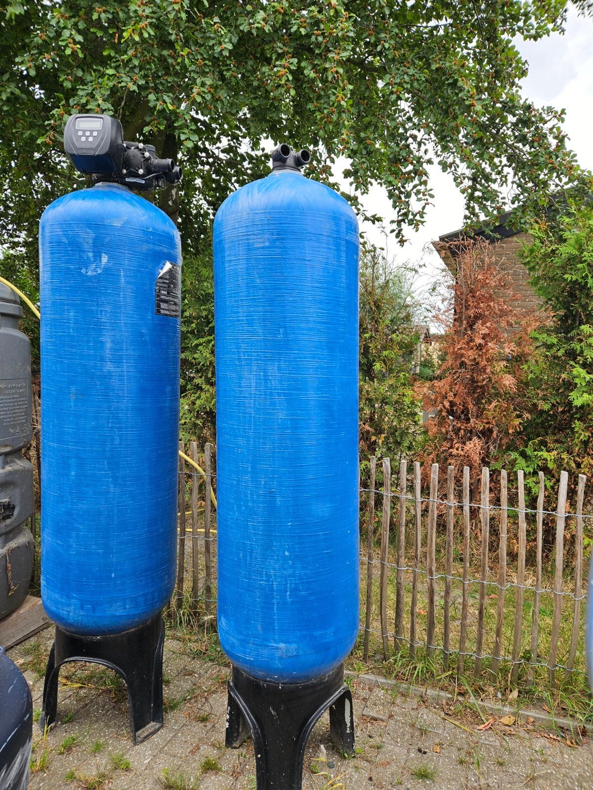 Waterontijzer installatie met zout - Wave Cyber, Witgoed en Apparatuur, Waterontharders, Ophalen, Gebruikt, Waterontharder met zout