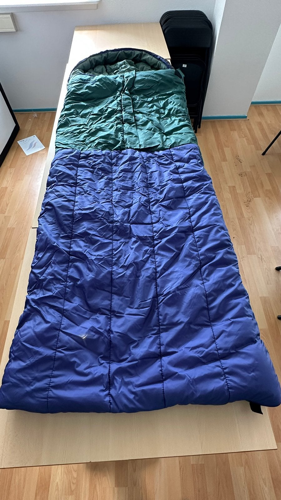 2 stuks Trail Adventure Equipment slaapzak met capuchon, Caravans en Kamperen, Ophalen, Zo goed als nieuw