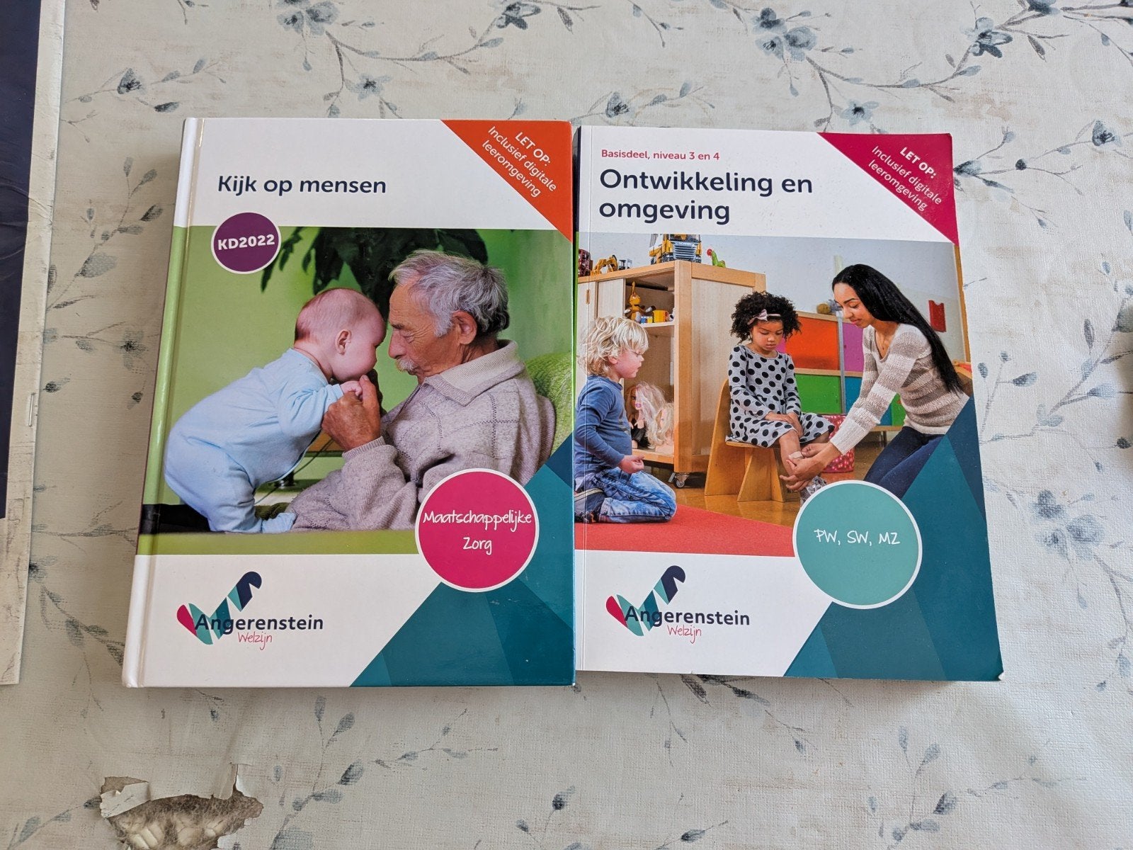 Maatschappelijke Zorg boeken ( 2 stuks), Ophalen of Verzenden, Zo goed als nieuw, MBO, Angerenstein