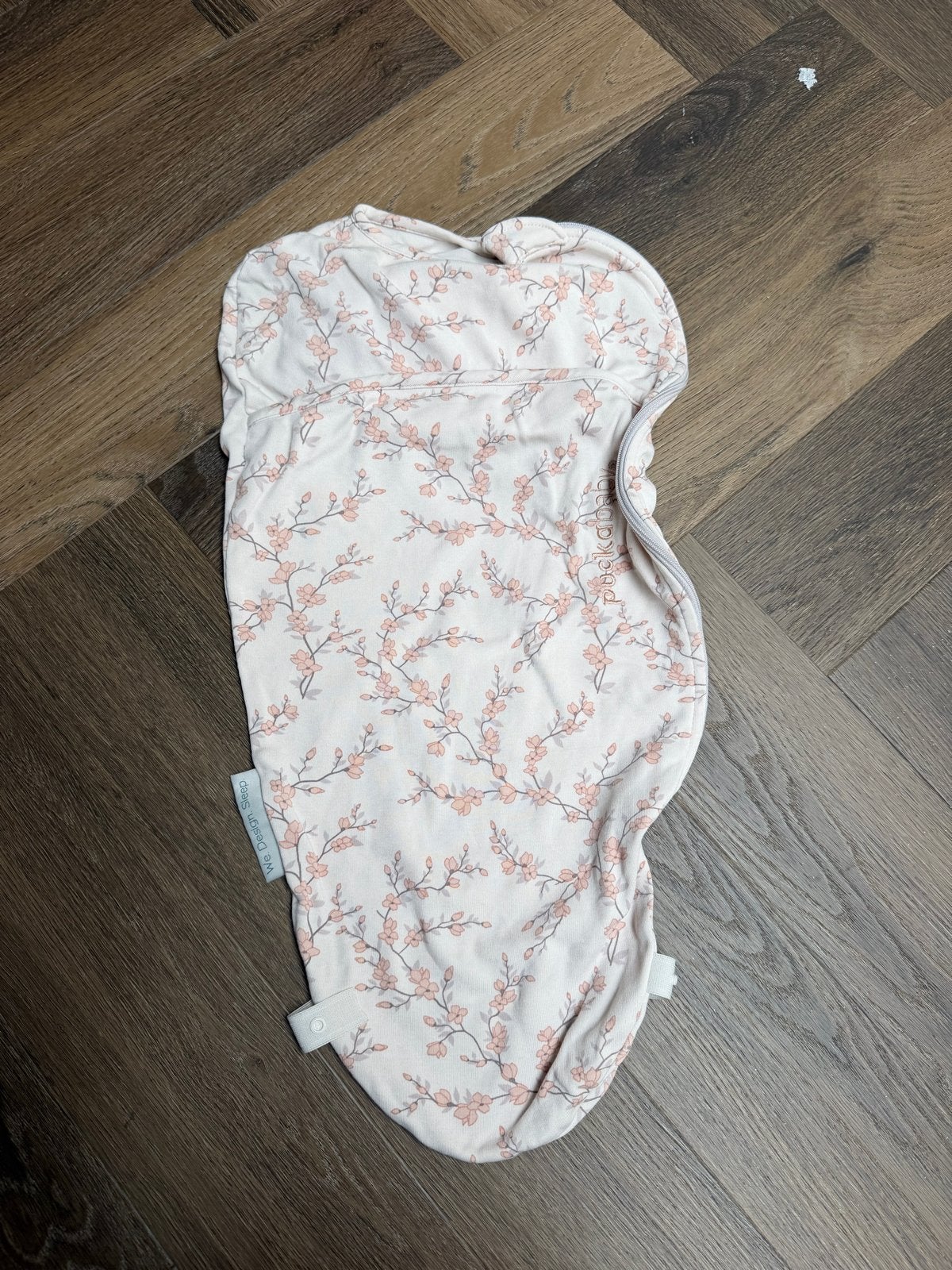 Puckababy slaapzak met bloemenprint, Kinderen en Baby's, Puckababy, Ophalen of Verzenden, Zo goed als nieuw, Slaapzak