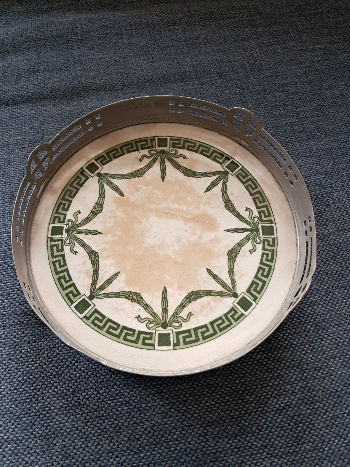 Porseleinen dienblad, kleine uitvoering, Antiek en Kunst, Ophalen of Verzenden