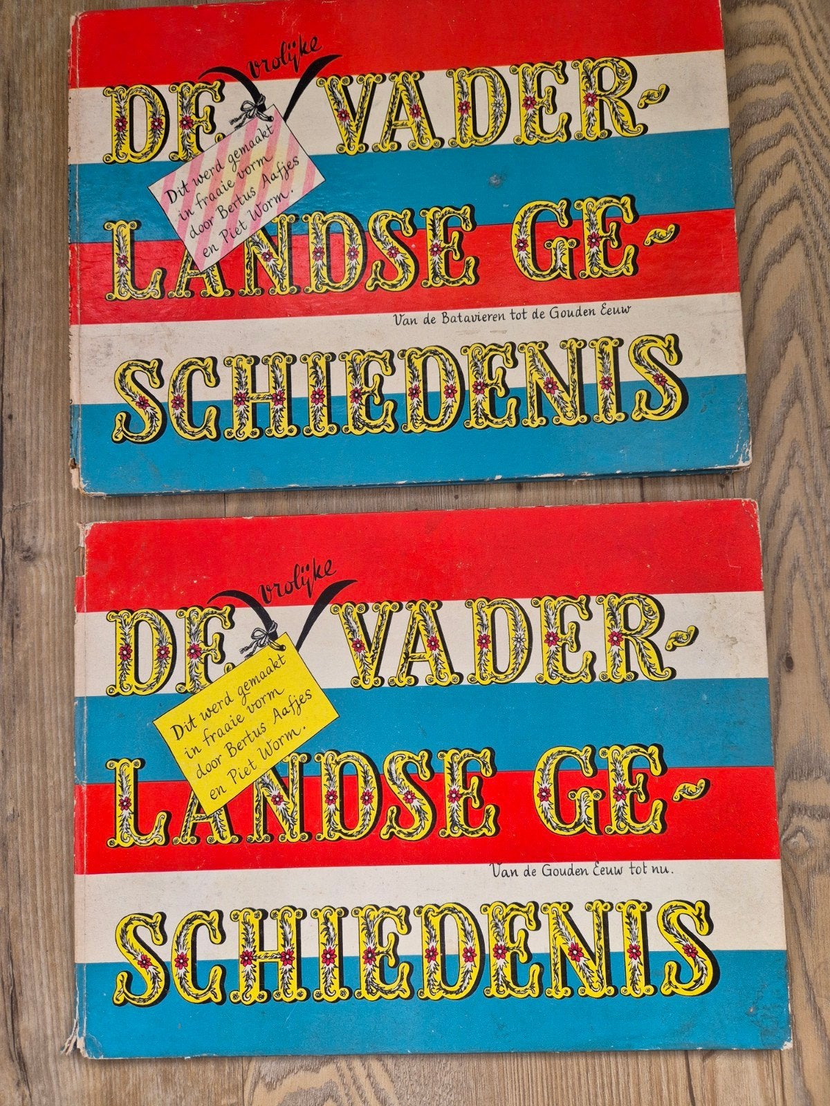 De Vrolijke Vaderlandse Geschiedenis 1 & 2 Bertus Aafjes, Ophalen of Verzenden, Aafjes