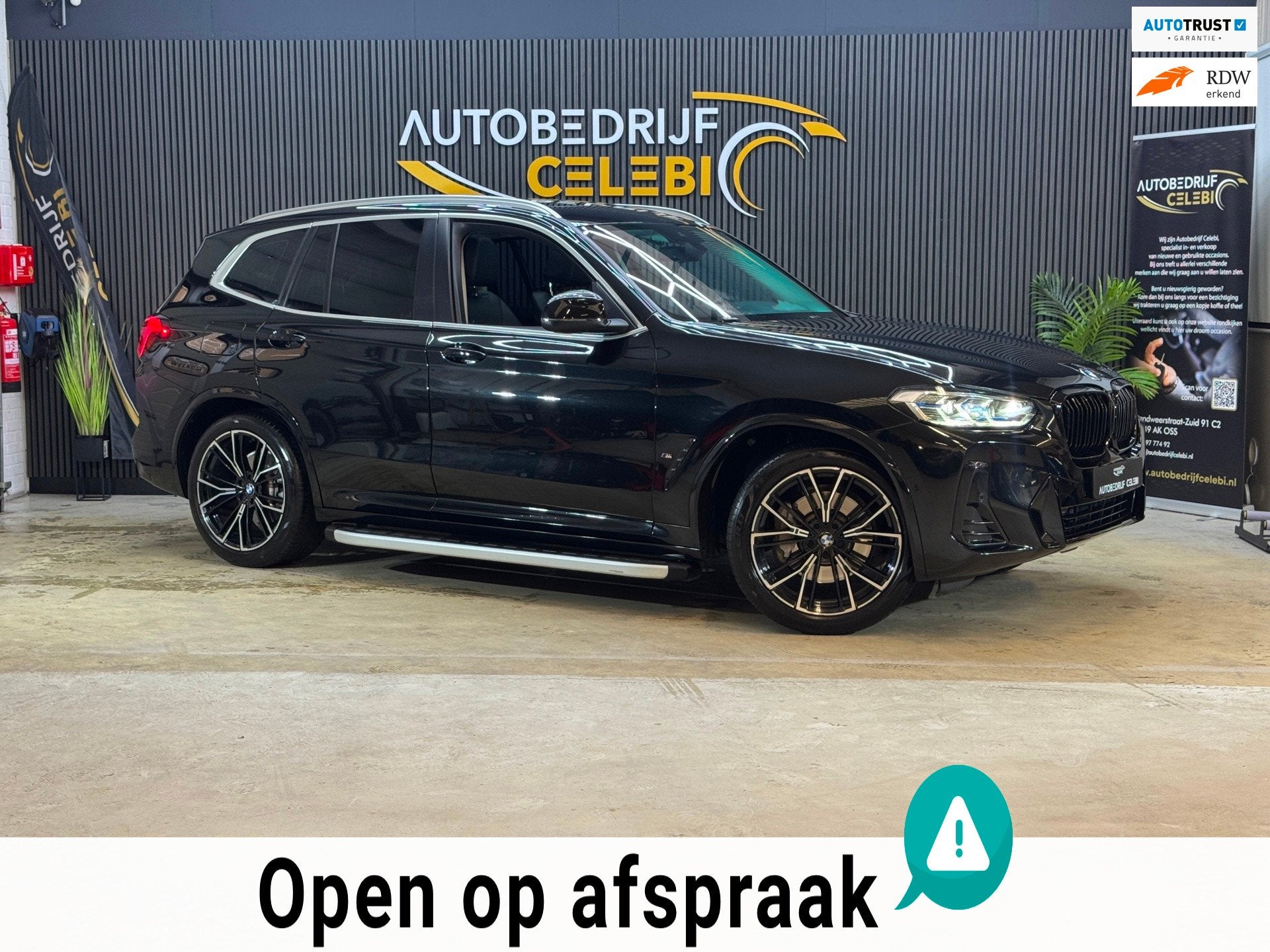 BMW X3 XDrive30i High Executive | M-SPORT | AUTOMAAT | PANO, Auto's, BMW, Gebruikt, 4 cilinders, Zwart, Bedrijf