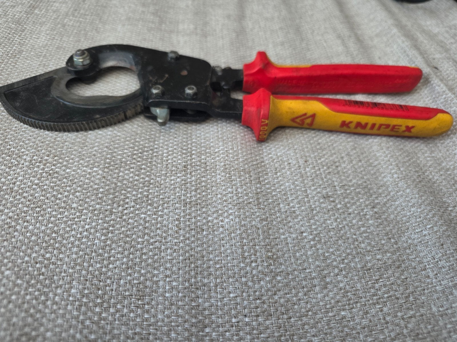 Knipex kabelschaar - zgan, Ophalen of Verzenden, Gebruikt, Tang, Knipex