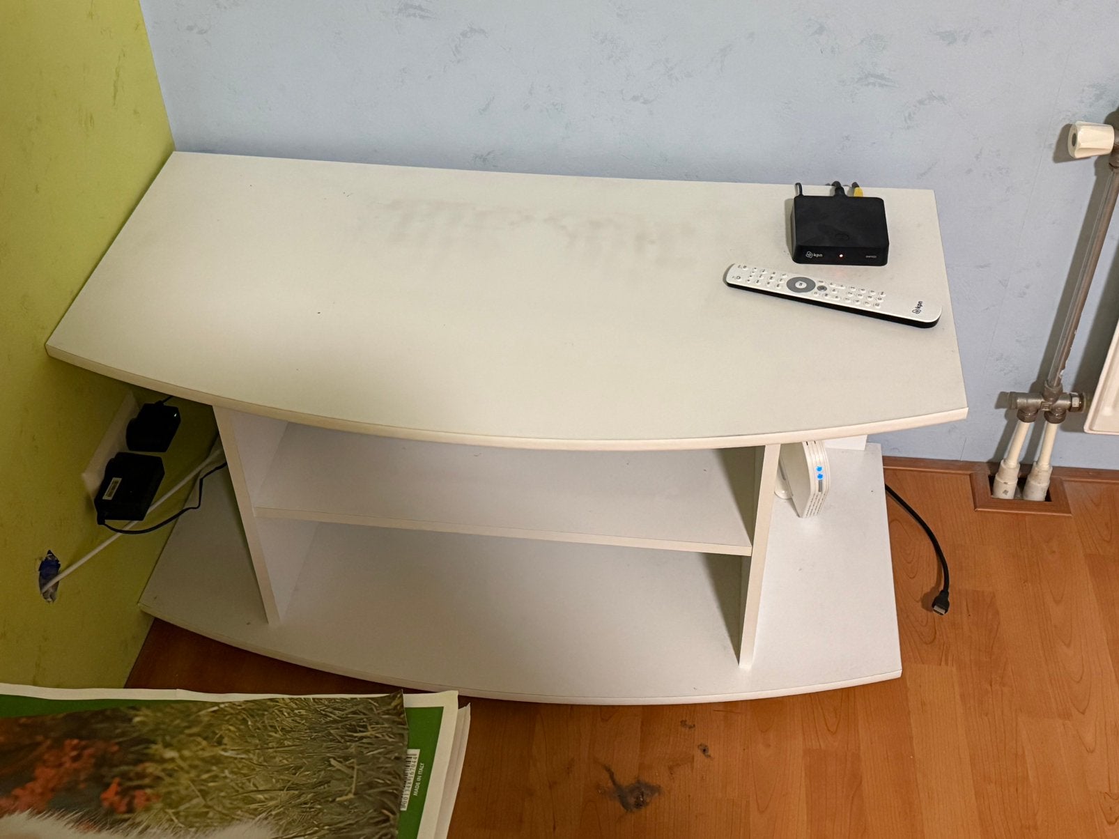 Tv meubel wit, Ophalen, 50 tot 100 cm, Zo goed als nieuw, Minder dan 100 cm