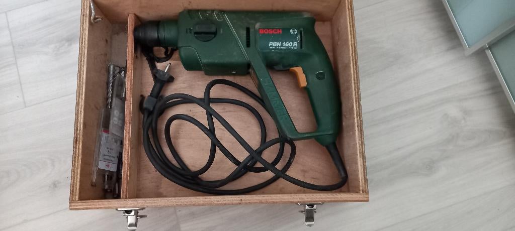 boormachine Bosch PBH  160 B, Doe-het-zelf en Verbouw, Gereedschap | Boormachines, Gebruikt, Klopboormechanisme, 400 tot 600 watt