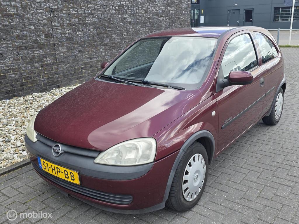 Opel Corsa 1.4-16V Rhythm - Automaat - Nieuwe apk!, Auto's, 450 kg, 4 cilinders, 1389 cc, Origineel Nederlands