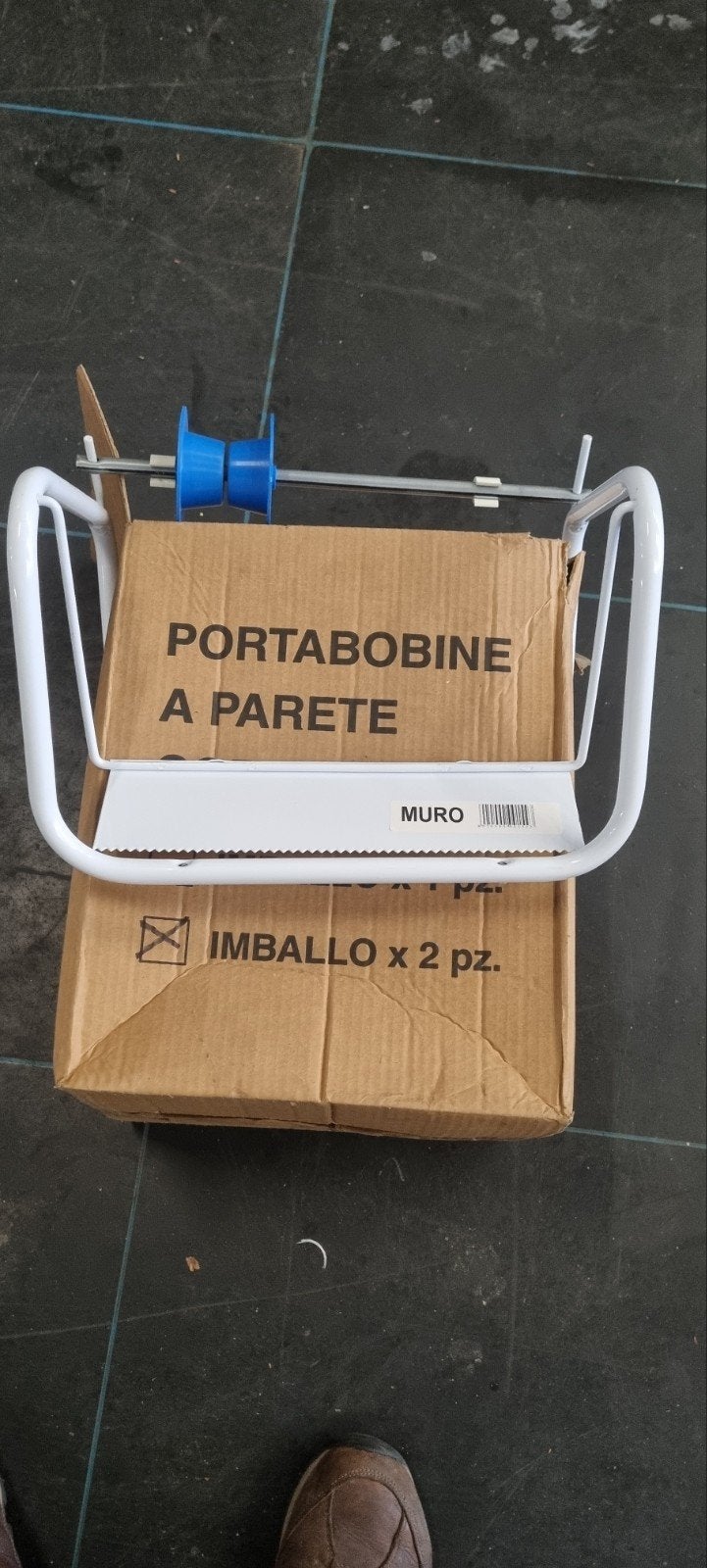 Wandgemonteerde papierrolhouder- Nieuw in doos, Ophalen of Verzenden, Nieuw