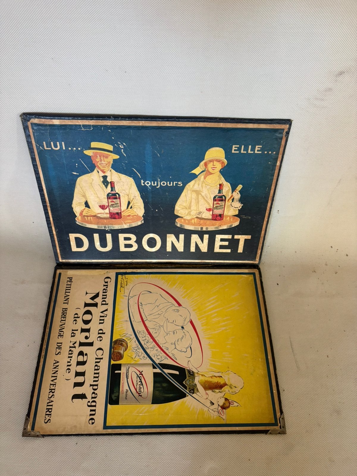 Dubonnet reclame, Verzamelen, Ophalen of Verzenden, Gebruikt, Reclamebord