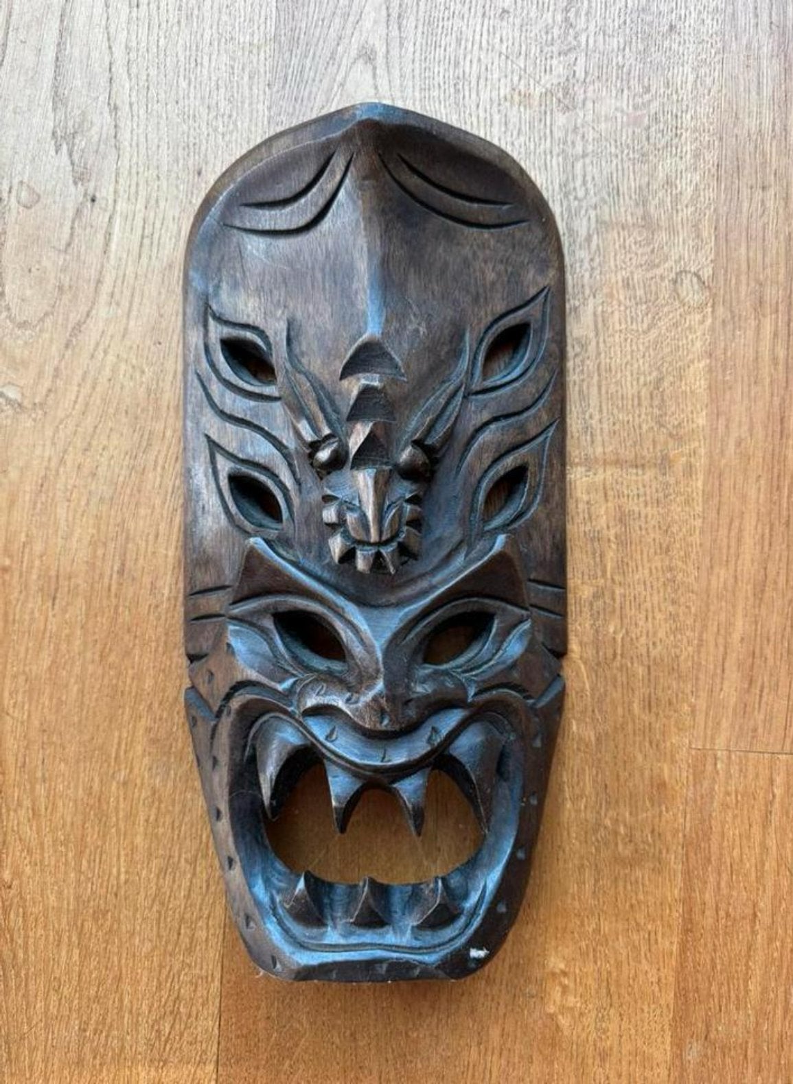 Uniek handgesneden Ifugao masker - Filipijnen, Antiek en Kunst, Ophalen of Verzenden