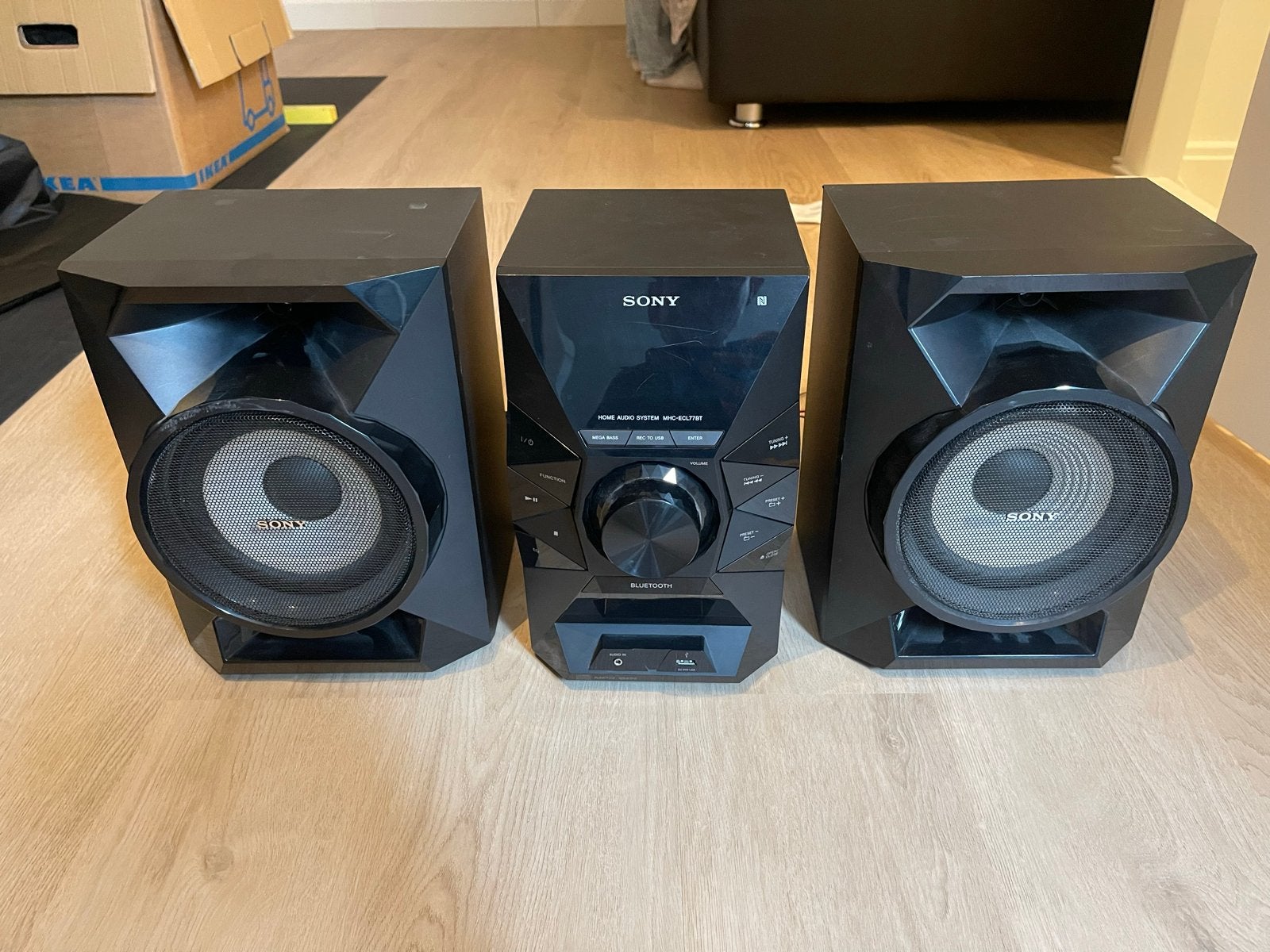 Sony HCD-ECL77BT Muziekinstallatie met Bluetooth en CD, Ophalen, Gebruikt, Microset, Sony