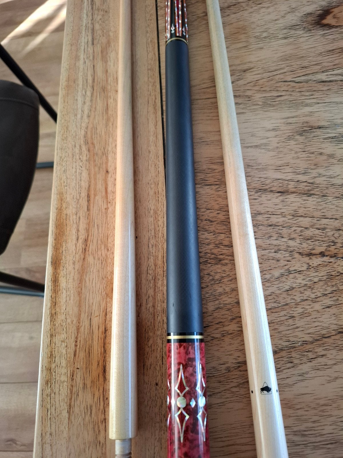 hele nette buffalo biljartkeu biljart keu made bij adam, Ophalen of Verzenden, Zo goed als nieuw, Keu of Ballen