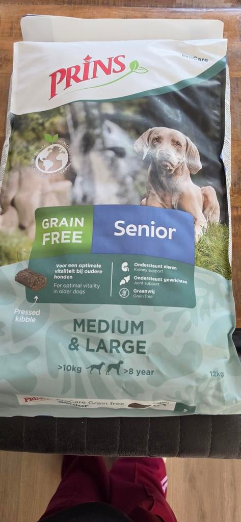 Prins senior Pro Care hondenvoer graanvrij 12kg, Ophalen, Hond