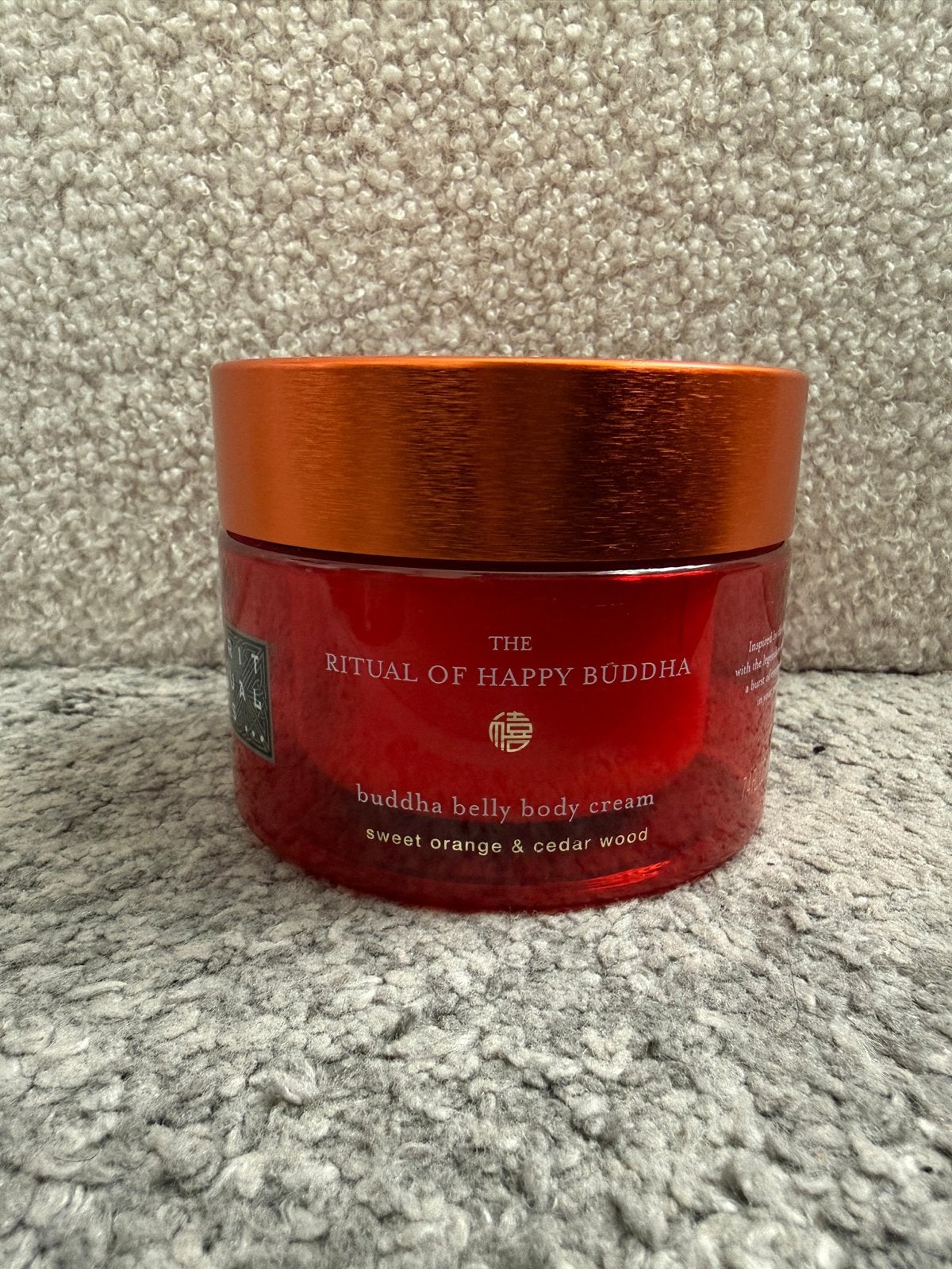 Rituals The Ritual of Happy Buddha Body Cream, Ophalen of Verzenden, Zo goed als nieuw, Bodylotion, Crème of Olie