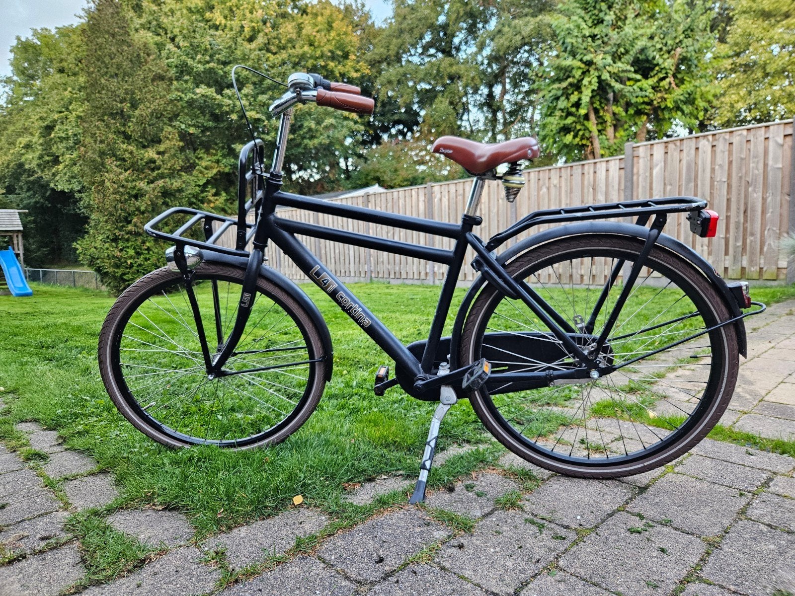 Cortina U4 Transportfiets Jongens - Framemaat 46, Terugtraprem, Gebruikt, Versnellingen, Minder dan 49 cm