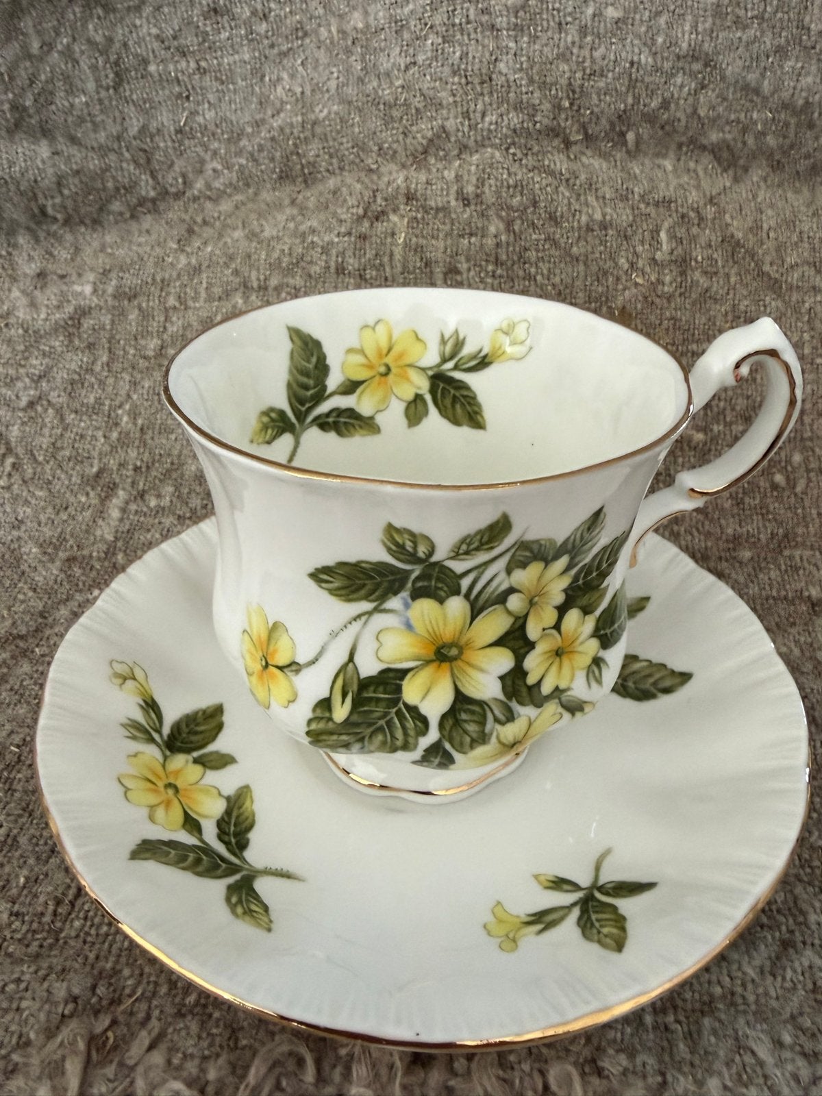 Vintage Paragon Flower Festival kop en schotel, Ophalen