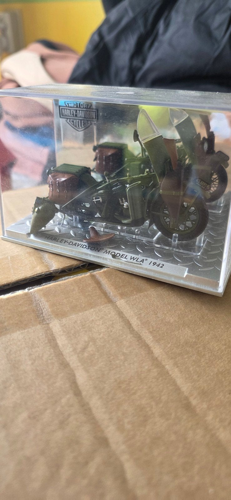 Harley-Davidson Model WLA 1942 Miniatuur, Gebruikt, 1:32 tot 1:50, Overige typen, Ophalen
