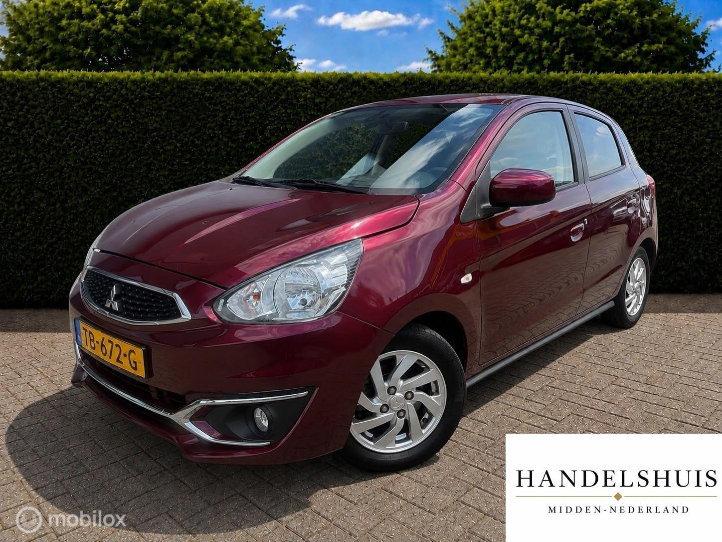 Mitsubishi Space Star 1.2 AircoCruiseNavi15"VelgenBluetooth, Voorwielaandrijving, Stof, Gebruikt, 23 km/l