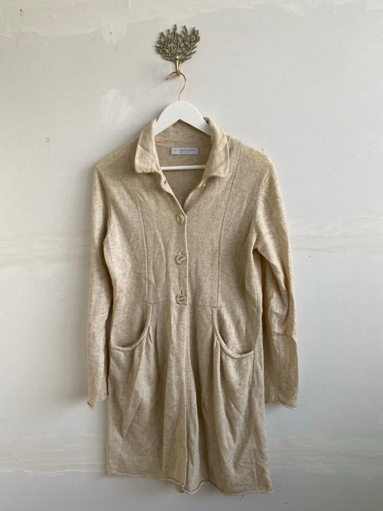 Lange kasjmier vest van Ftc, Ftc, Beige, Maat 42/44 (L), Ophalen of Verzenden