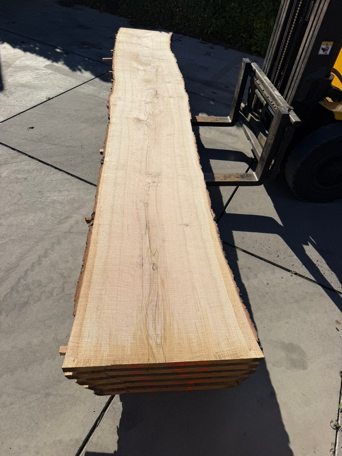 Mooie eiken Schaaldelen 360x50-55x4cm, Ophalen, Zo goed als nieuw, 250 cm of meer, Planken