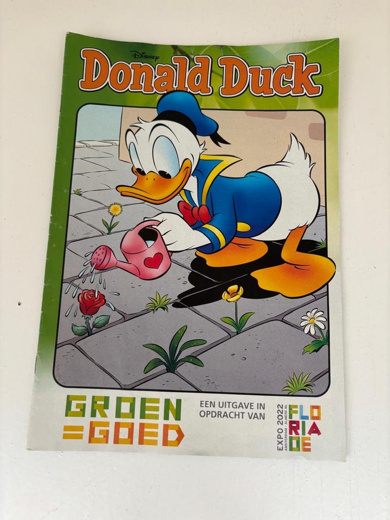 Donald Duck Groen Erfgoed Floriade Expo 2022 stripboek, Eén stripboek, Ophalen of Verzenden, Zo goed als nieuw