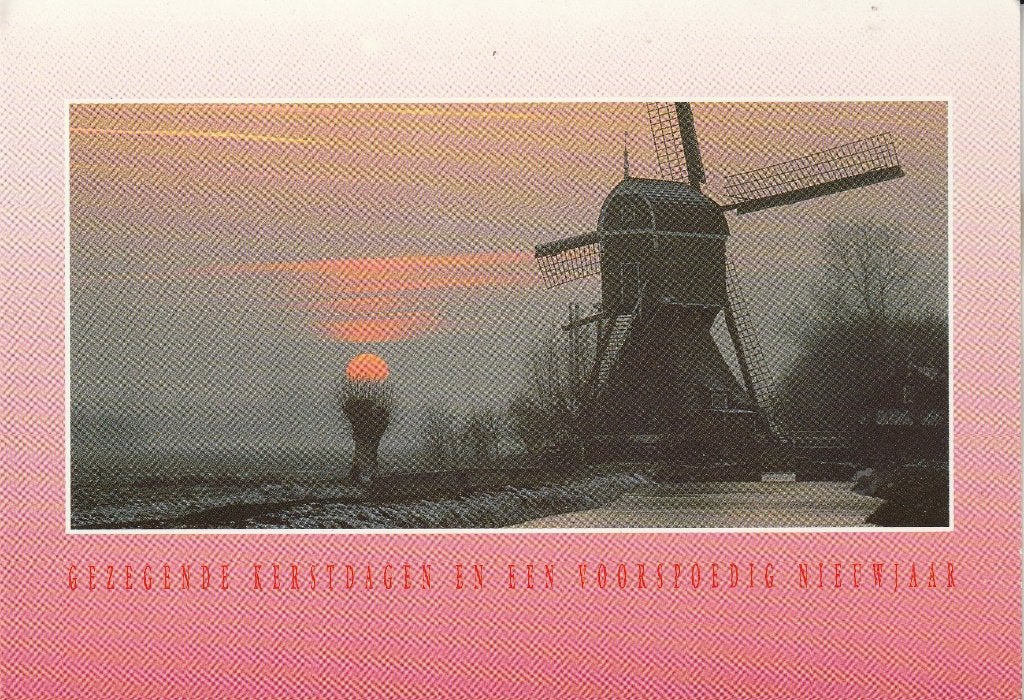 Gezegende kerstdagen en een voorspoedig nieuwjaar 1999, Ophalen of Verzenden, 1980 tot heden, Gelopen, Feest(dag)