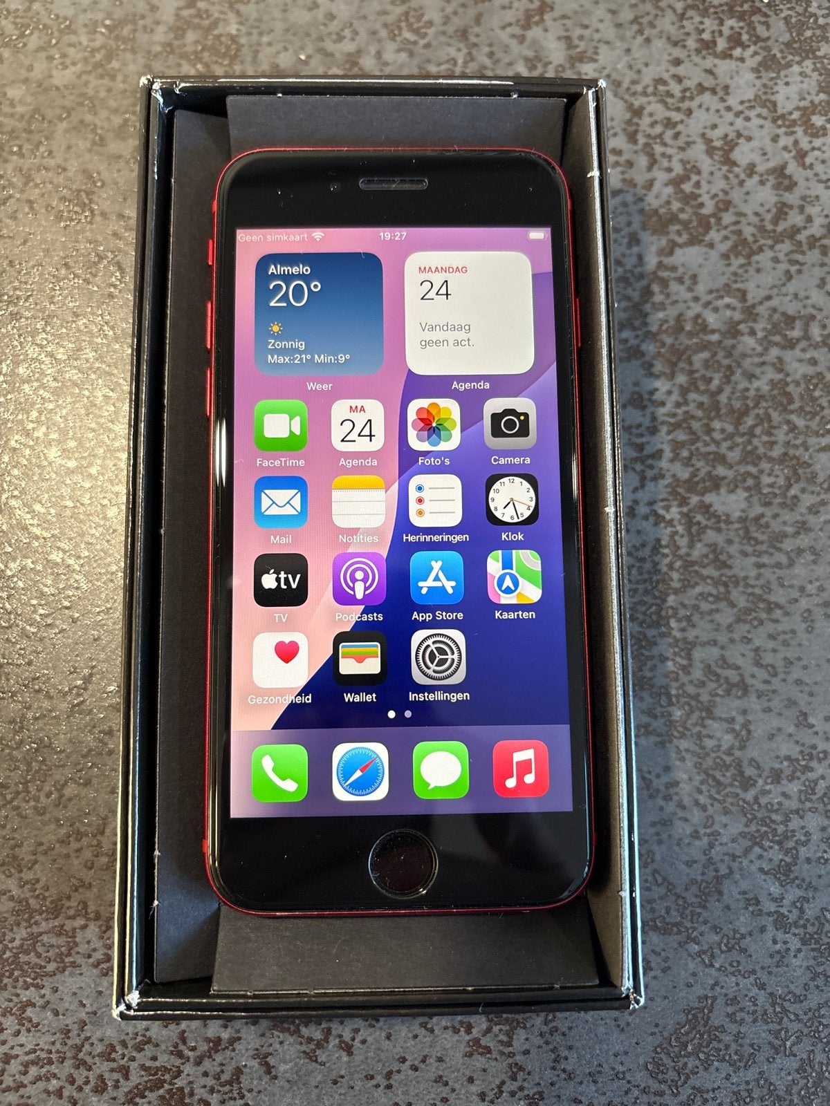 iPhone SE 64GB Rood - Zo goed als nieuw, Telecommunicatie, Mobiele telefoons | Apple iPhone, Ophalen, 83 %, Zo goed als nieuw