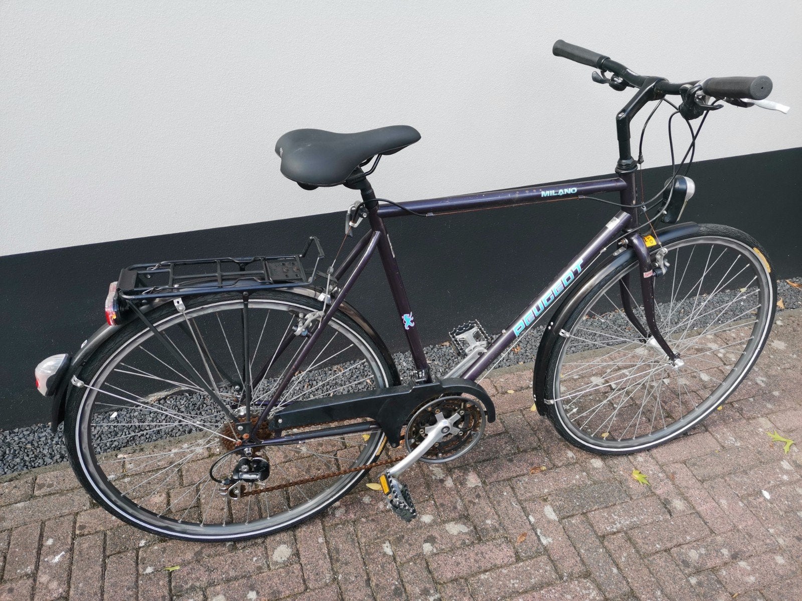 Peugeot Milano Heren Sportfiets, Ophalen, 28 inch, Gebruikt, Velgrem