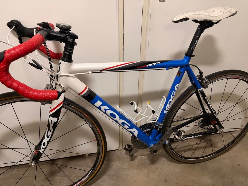 Koga racefiets - Ideaal voor onderdelen (scheur in frame), Fietsen en Brommers, Fietsen | Racefietsen, Ophalen, Gebruikt, Koga Miyata