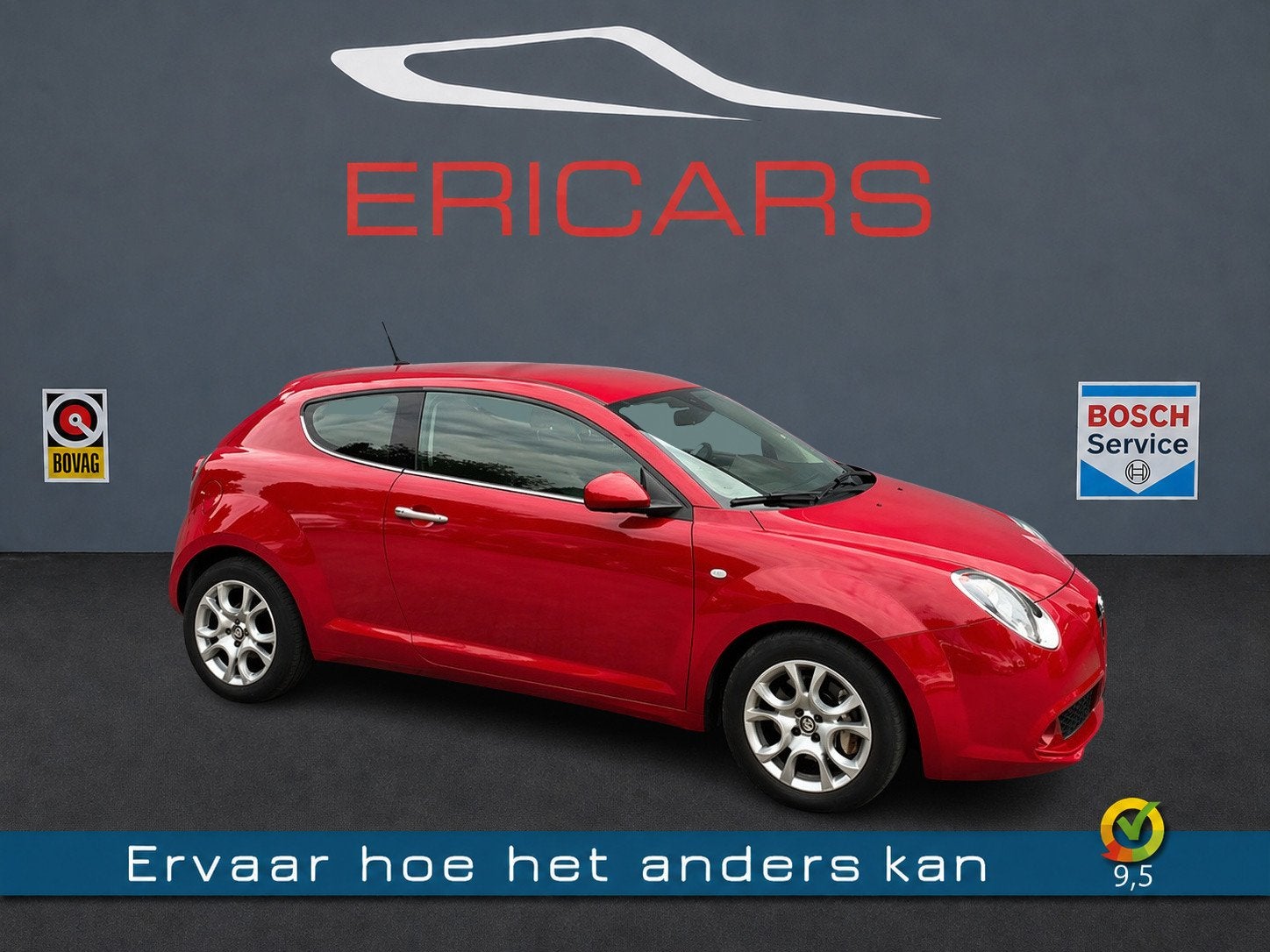 Alfa Romeo MiTo 1.4 T Exclusive NAVI TEL LM MFSTUUR AUTOMAAT, Auto's, Stof, 4 cilinders, 49 €/maand, Bedrijf